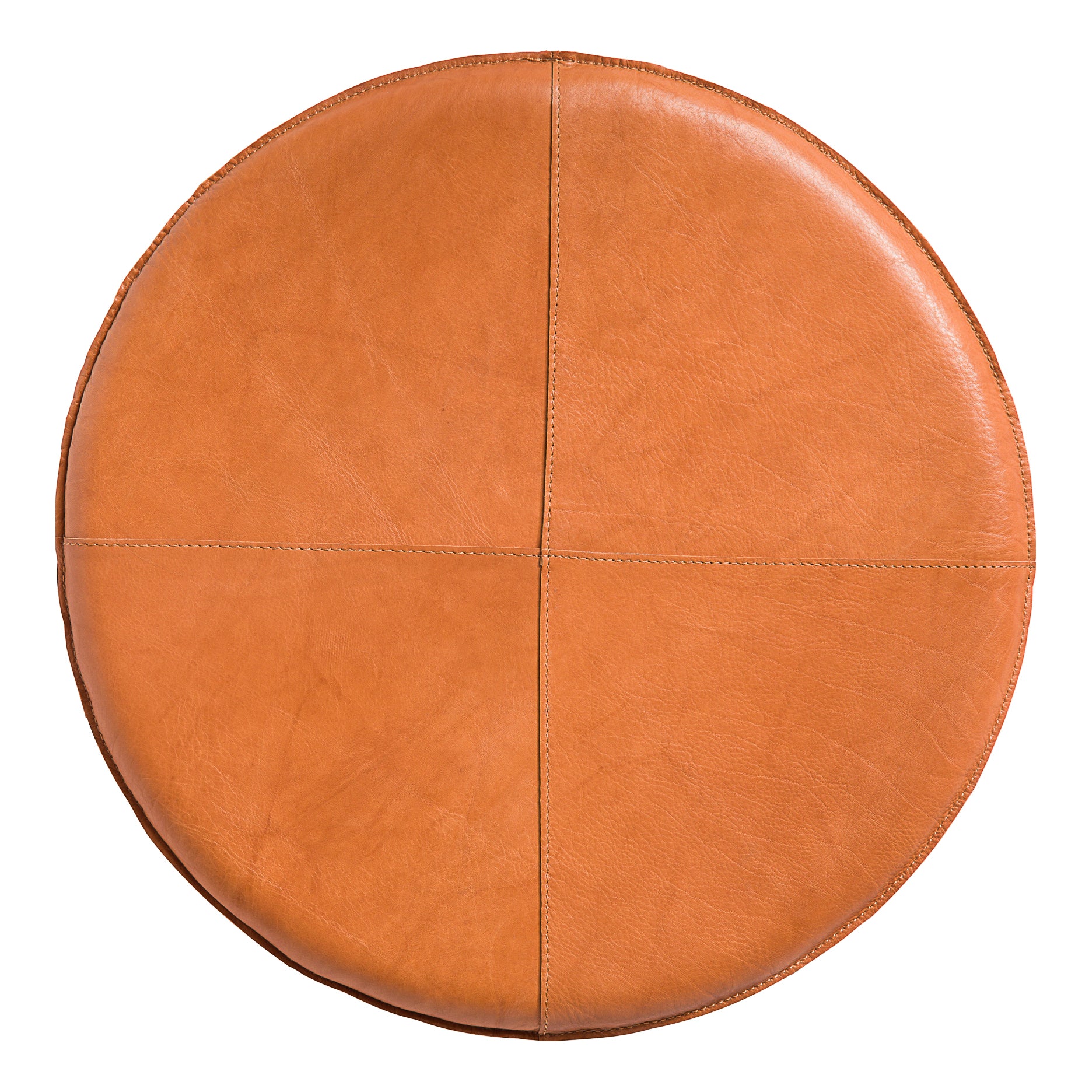 Læder hynde Ø38 cm